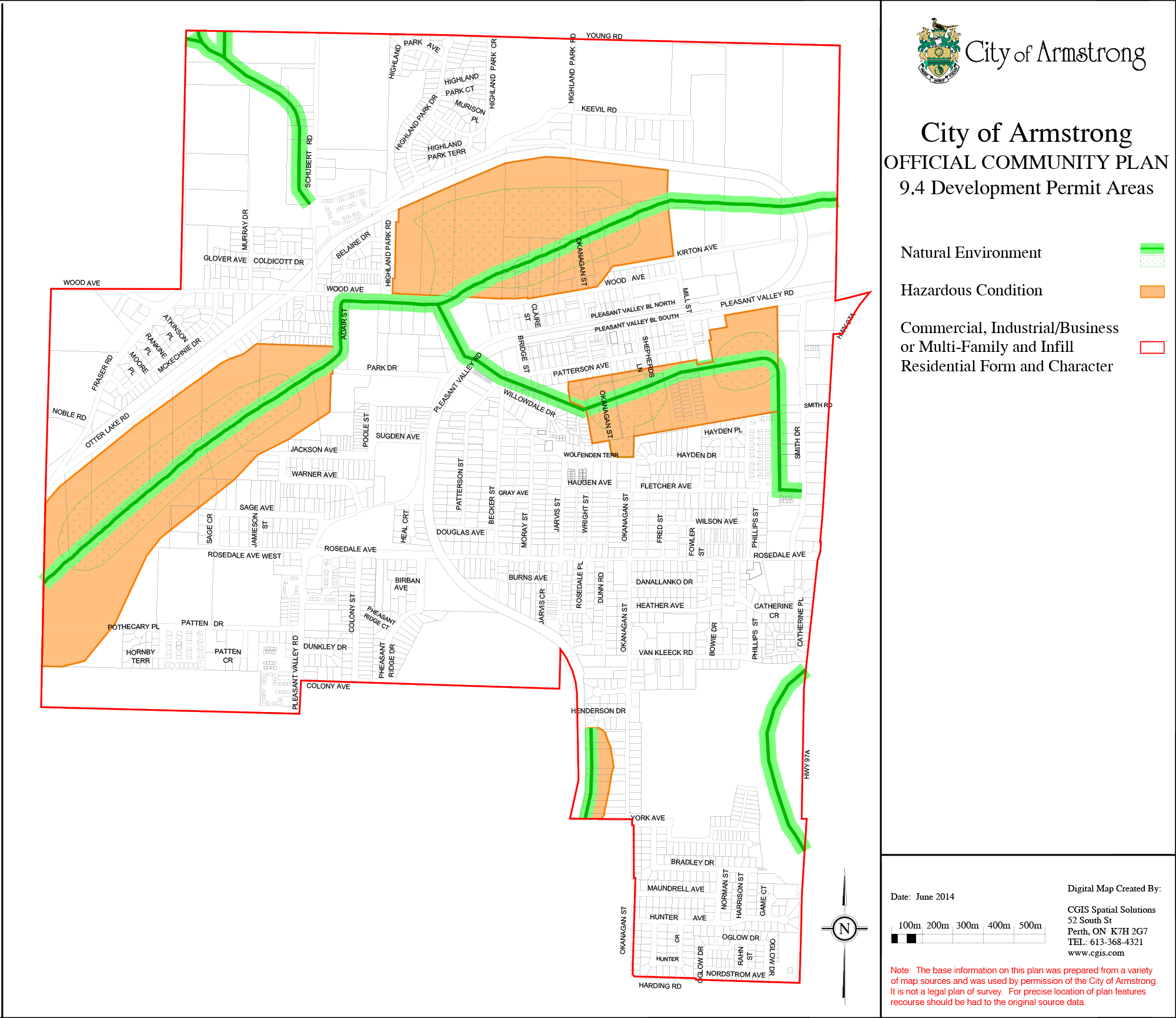 Maps City of Armstrong