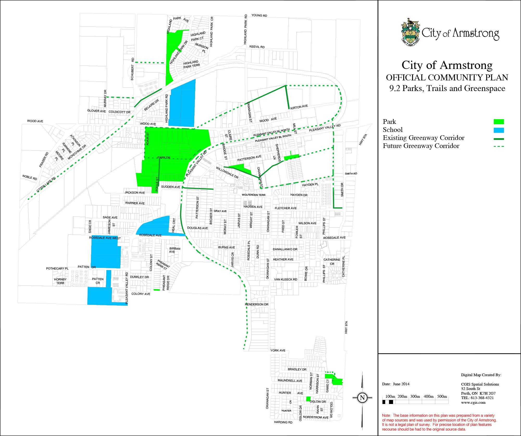 Maps City of Armstrong